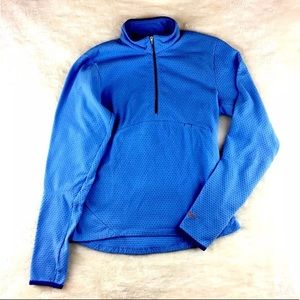 Nike sphere 1/4 zip baby blue jacket thermal small